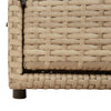 Putekasse beige 110x55x60,5 cm polyrotting