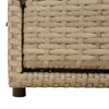 Putekasse beige 110x55x60,5 cm polyrotting
