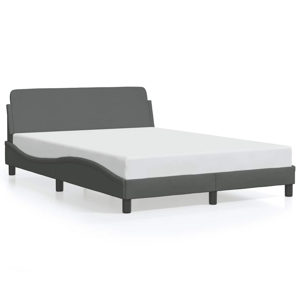 Sengeramme Dover lysegrå 135x190 cm stoff