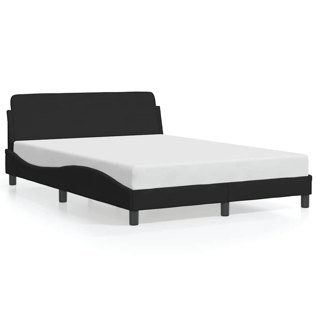 Sengeramme Dover svart 135x190 cm fløyel