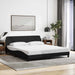 Sengeramme Dover svart 180x200 cm stoff