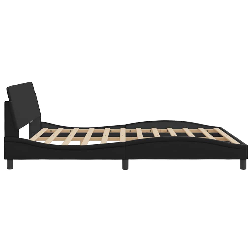 Sengeramme Dover svart 180x200 cm kunstlær