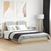 Sengeramme med hodegavl sonoma eik 150x200 cm konstruert tre