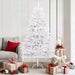 Kunstig juletre med 300 LED Hvit 180 cm PVC og metall