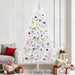 Kunstig juletre Hvit 120 x 120 x 240 cm PVC og metall
