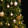 Kunstig hengslet juletre med 300 LED og kulesett 300 cm