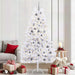 Kunstig juletre Hvit 106 x 106 x 210 cm PVC og metall