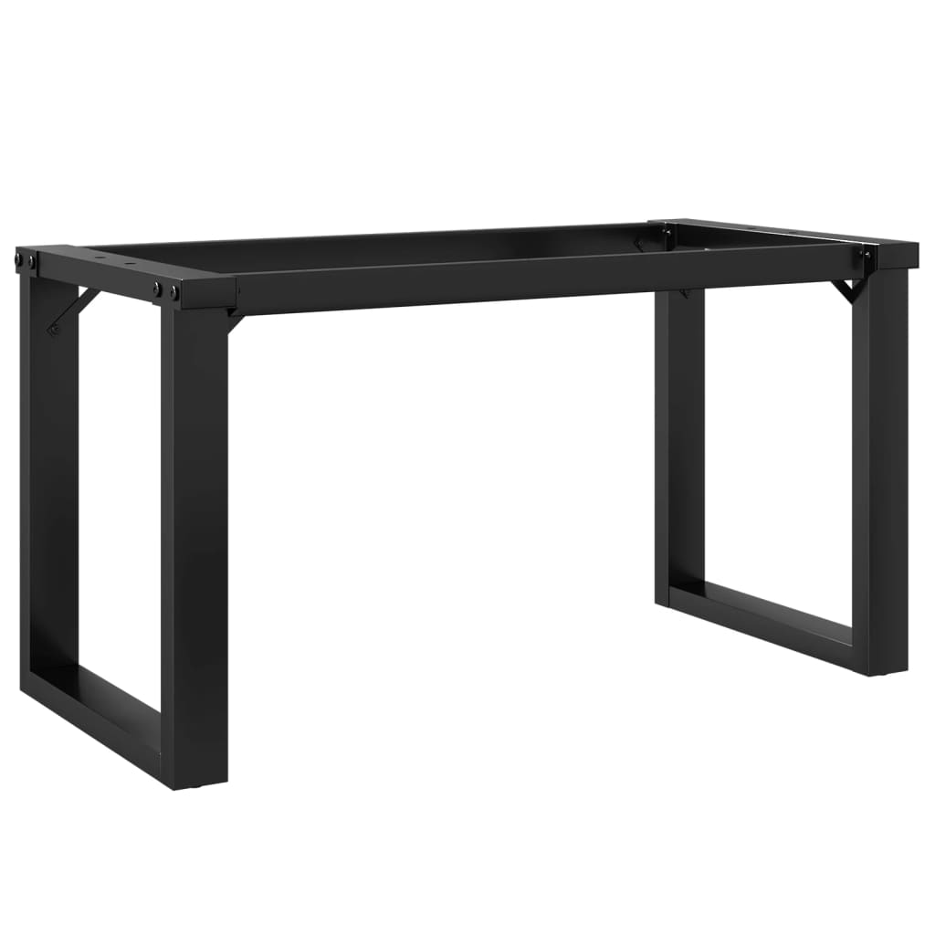 Ben for salongbord O-ramme 80x40x43 cm stål