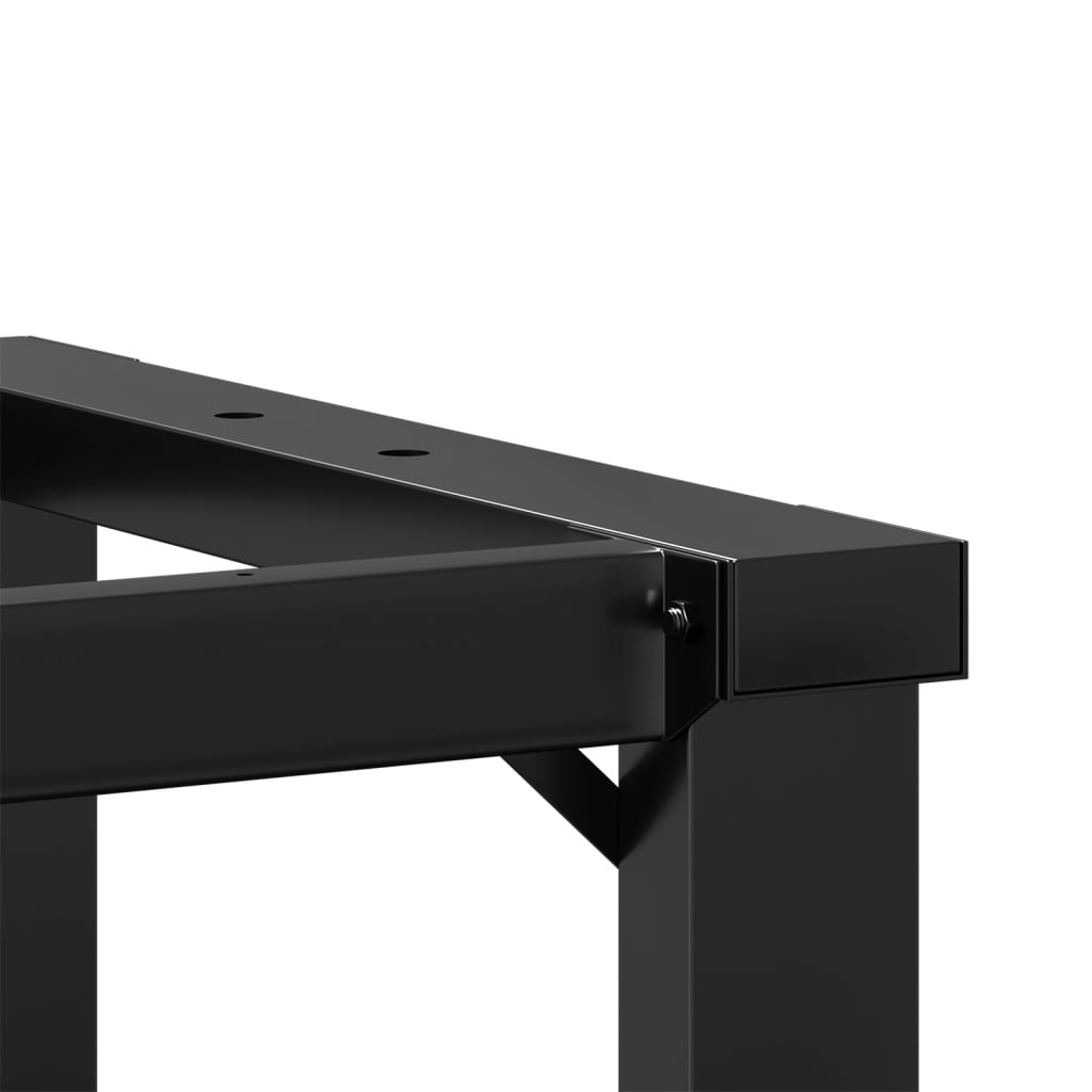 Ben for salongbord O-ramme 90x30x43 cm stål