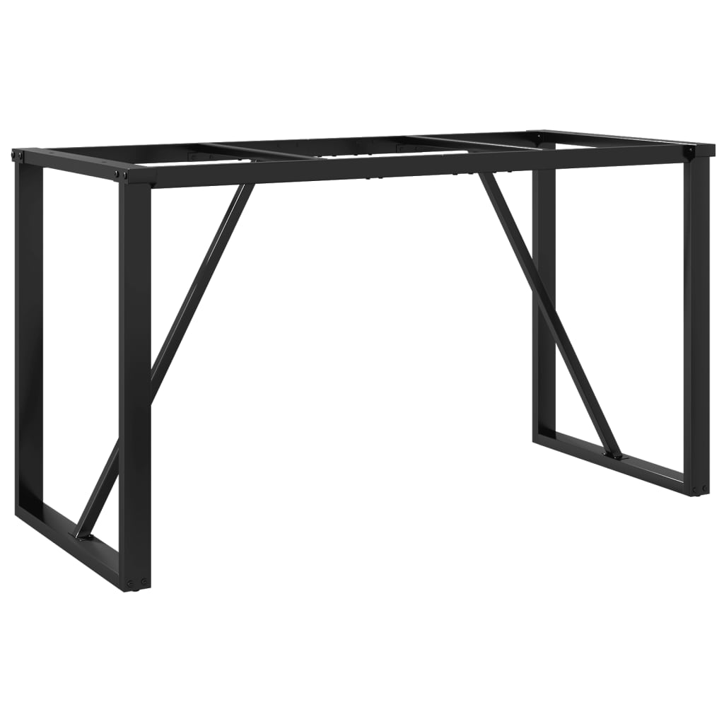 Ben for spisebord O-ramme 120x60x73 cm stål