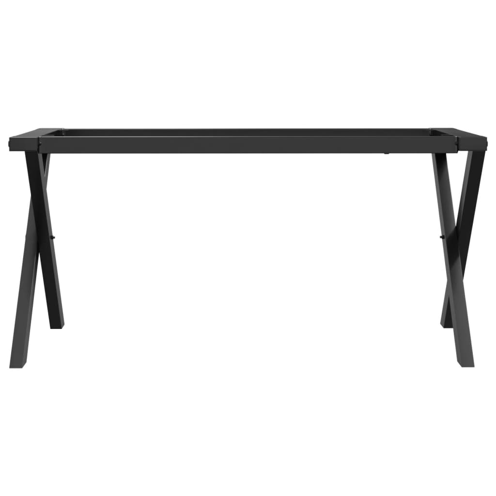 Ben for salongbord X-ramme 70x30x43 cm stål