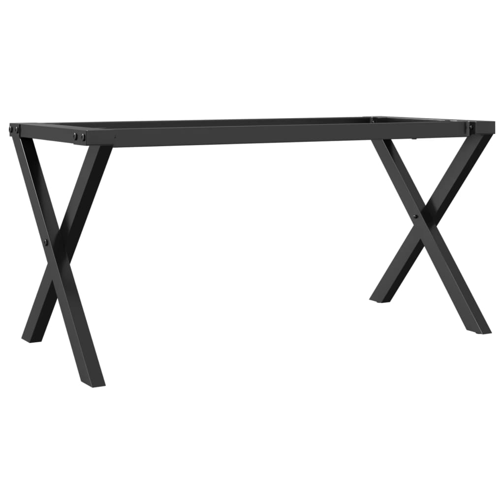Ben for salongbord X-ramme 70x30x43 cm stål