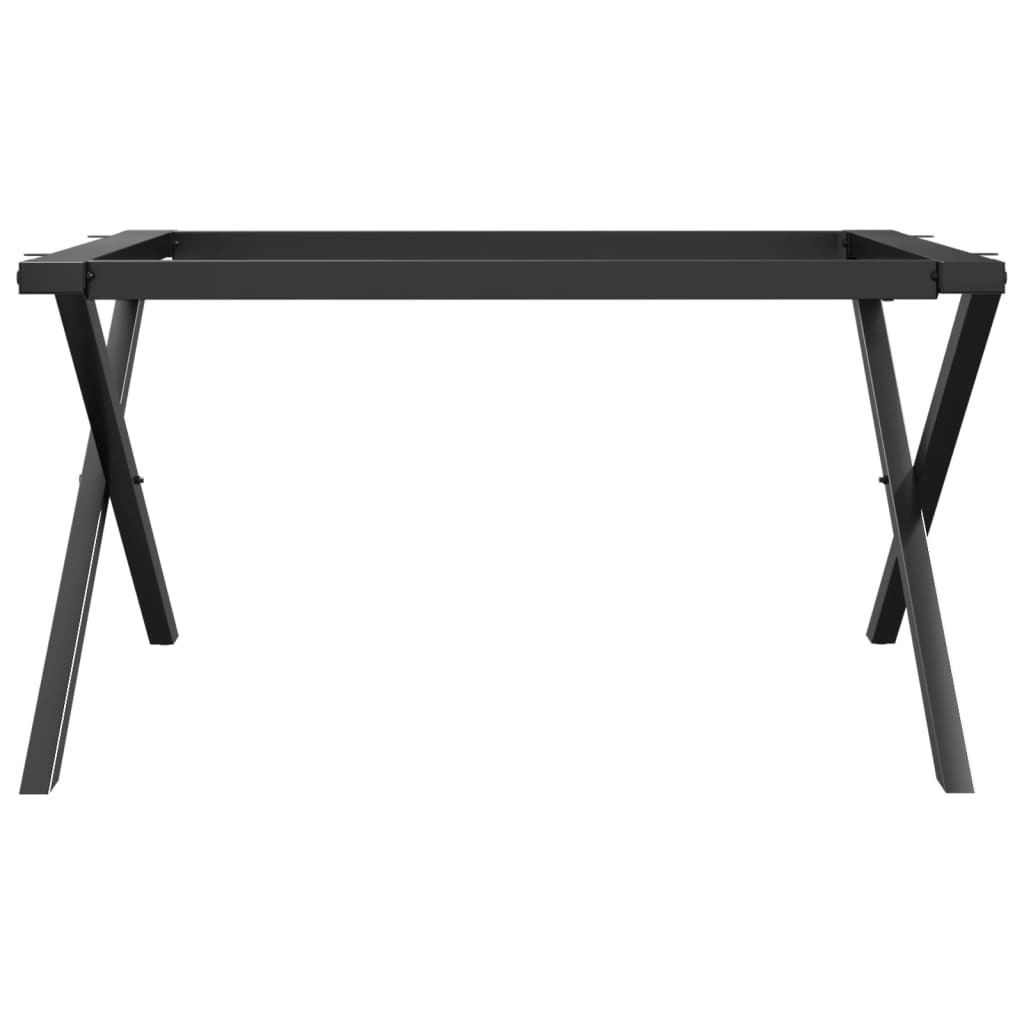 Ben for salongbord X-ramme 80x70x43 cm stål