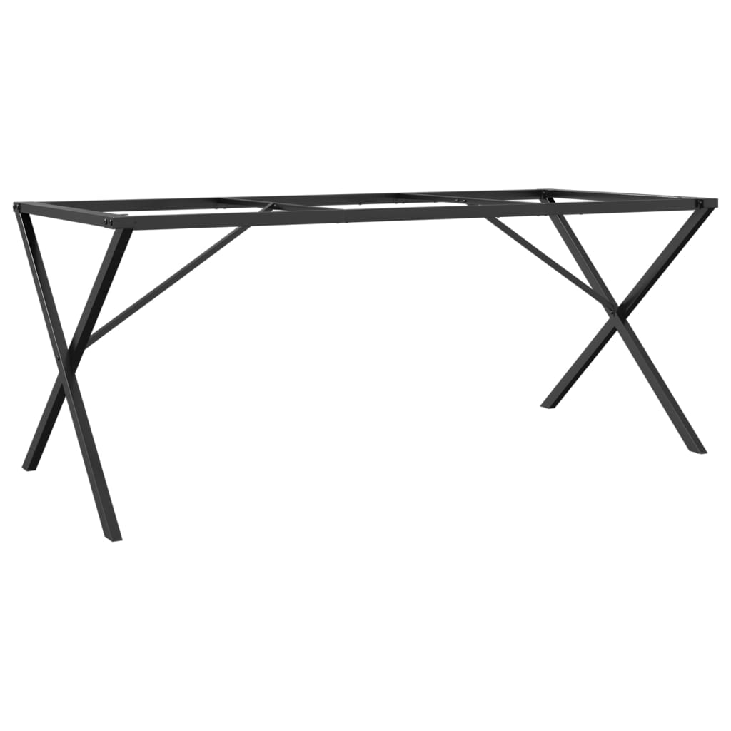Ben for spisebord X-ramme 160x80x73 cm stål