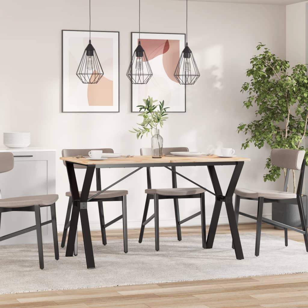 Ben for spisebord Y-ramme 120x60x73 cm stål