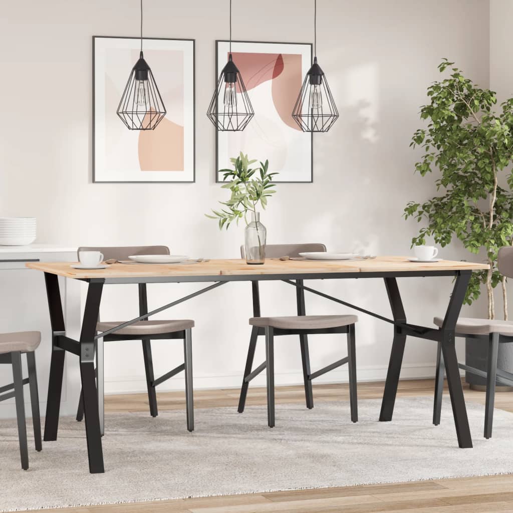Ben for spisebord Y-ramme 160x80x73 cm stål