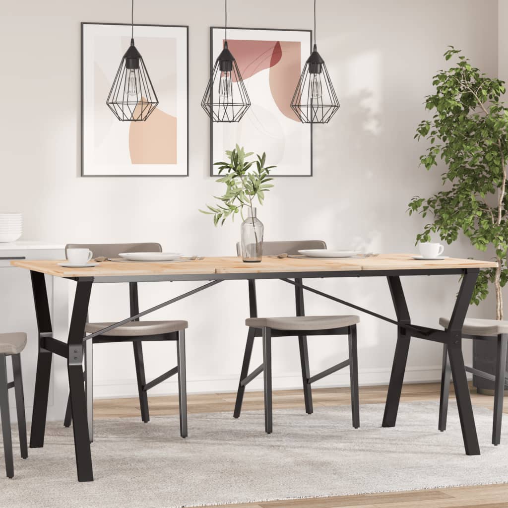 Ben for spisebord Y-ramme 160x80x73 cm stål
