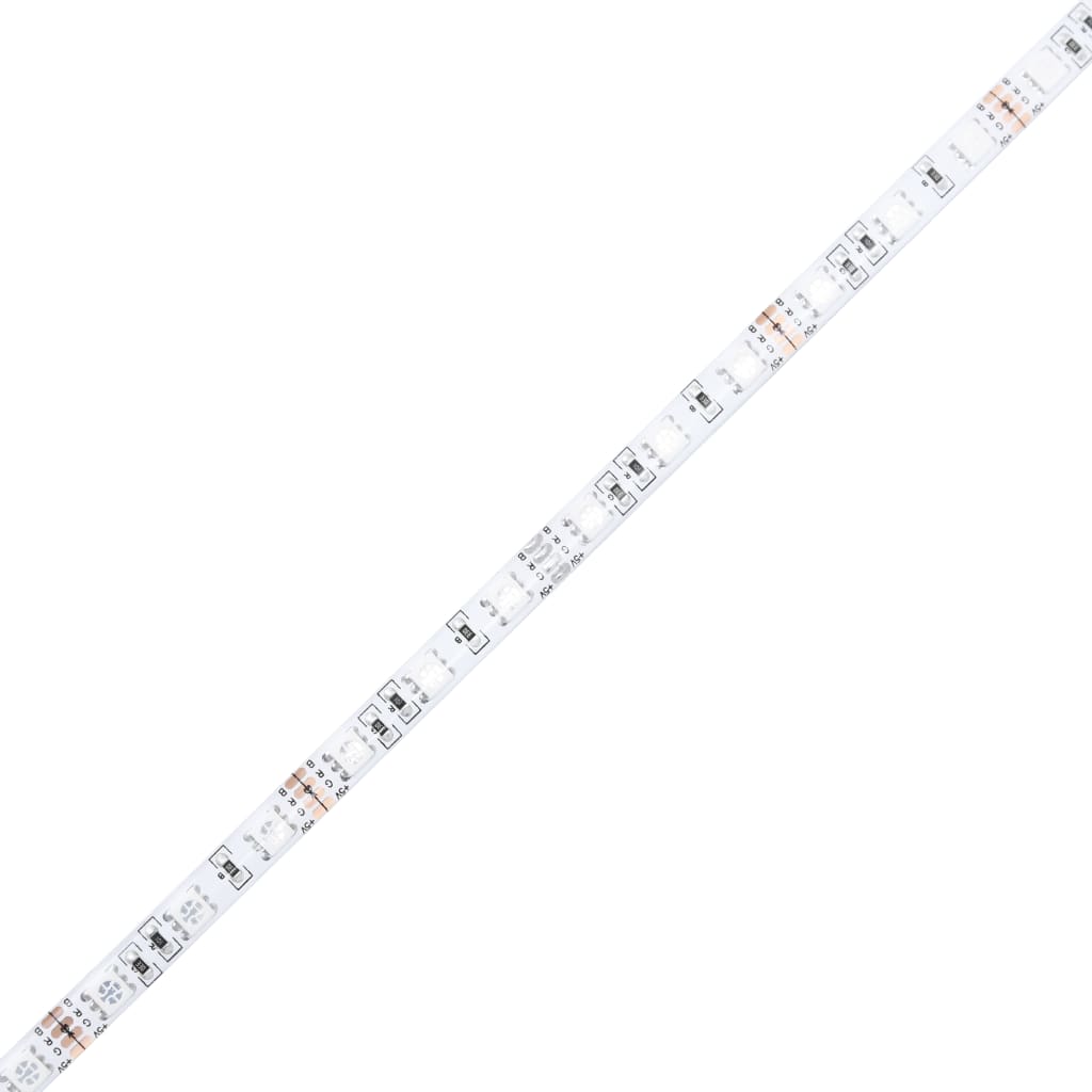 Sengeramme med LED-lys sonoma eik 90x200 cm