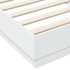 Sengeramme hvit 90x200 cm konstruert tre