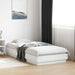 Sengeramme hvit 90x190 cm konstruert tre