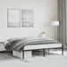 Sengeramme i metall svart 180x200 cm vidaXL