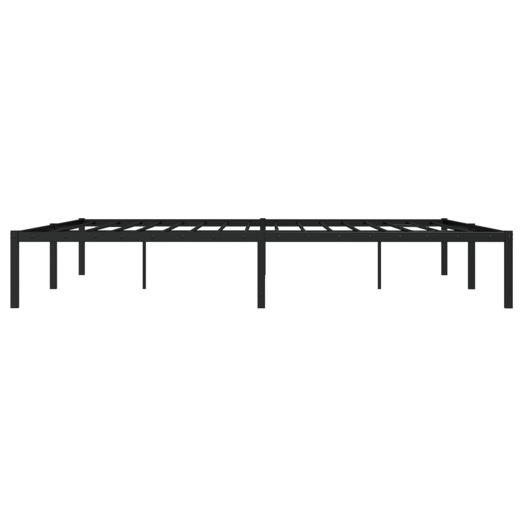 Sengeramme i metall svart 183x213 cm vidaXL