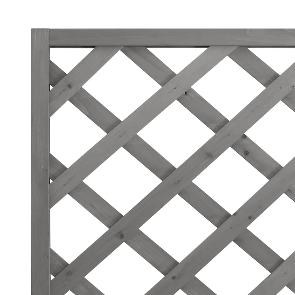 Plantekasse med espalier grå heltre gran