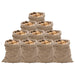 Jutesekker 10 stk 60x105 cm 100% jute 220 gsm