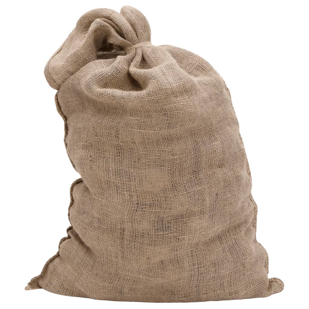Jutesekker 10 stk 60x105 cm 100% jute 220 gsm