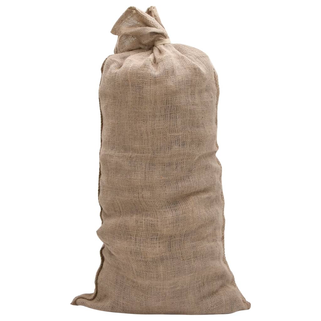 Jutesekker 5 stk 65x135 cm 100% jute 220 gsm