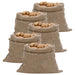 juteposer 5 stk 100x110 cm 100 % jute 220 gsm