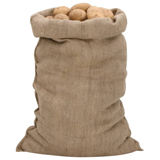Jutesekker 10 stk 60x105 cm 100% jute 340 gsm