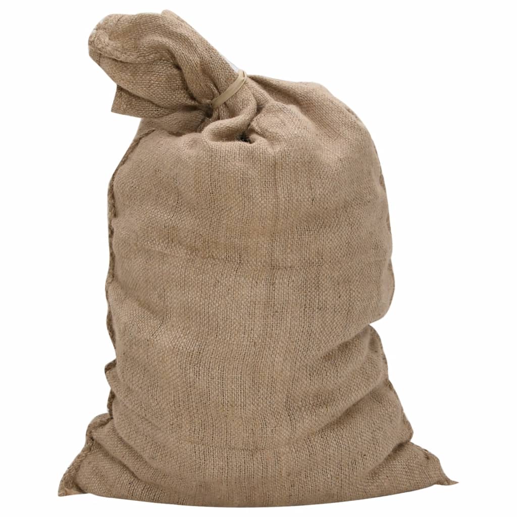 Jutesekker 10 stk 60x105 cm 100% jute 340 gsm