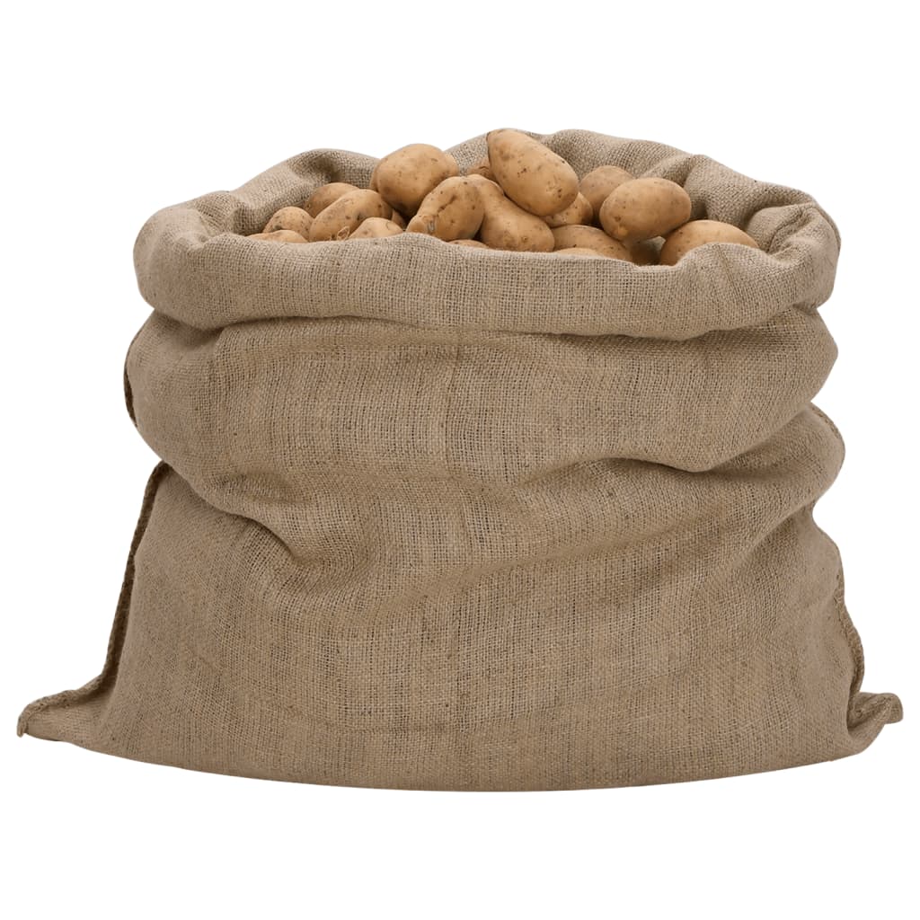 Juteposer 10 stk 100x110 cm 100 % jute 340 gsm