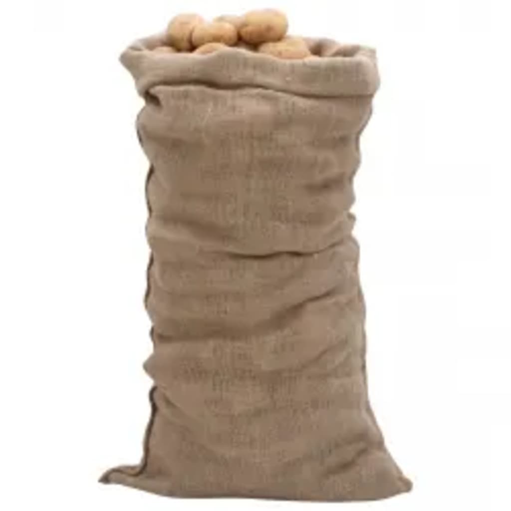 Jutesekker 30 stk 65x135 cm 100% jute 220 gsm