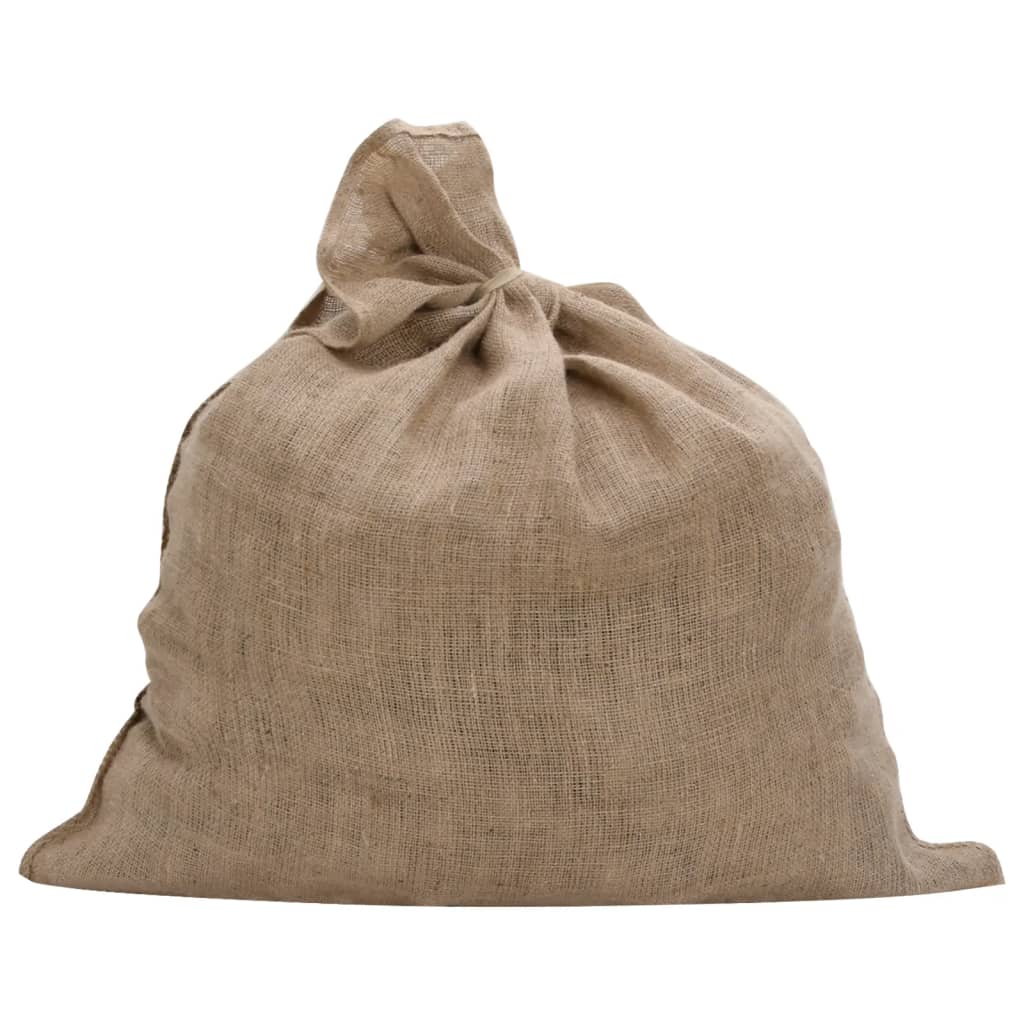 Jutesekker 30 stk 100x110 cm 100% jute 220 gsm