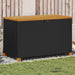 Putekasse svart 110x55x63 cm polyrotting akasie