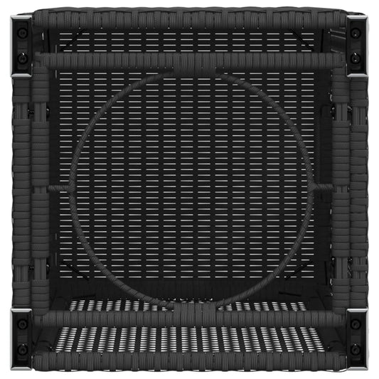 Deksel for propantank svart 40x40x60 cm polyrotting vidaXL