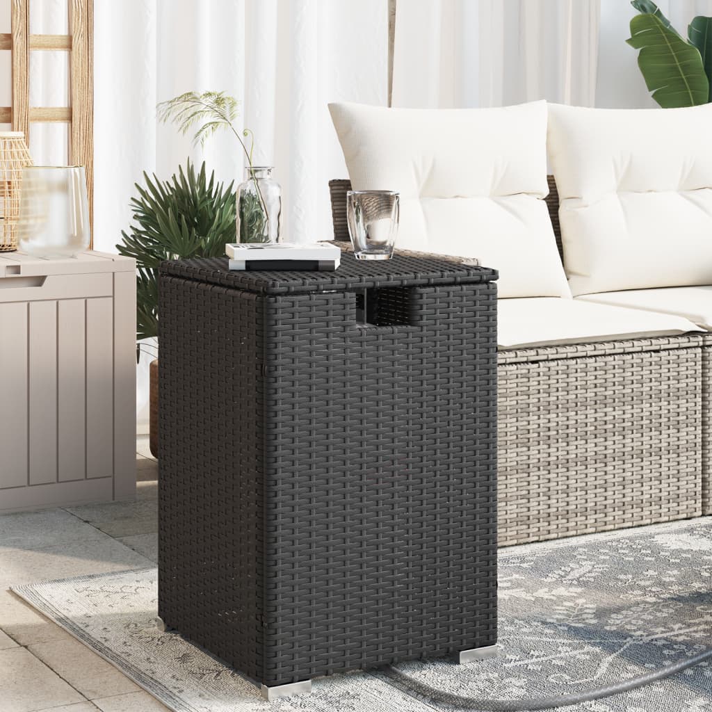 Deksel for propantank svart 40x40x60 cm polyrotting vidaXL