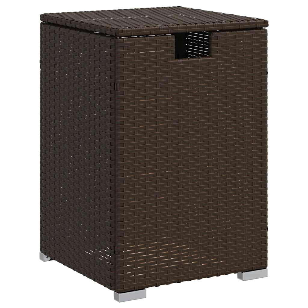 Deksel for propantank brun 40x40x60 cm polyrotting vidaXL