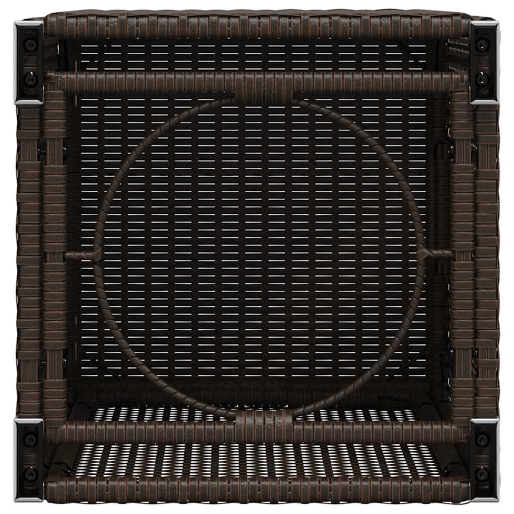 Deksel for propantank brun 40x40x60 cm polyrotting vidaXL