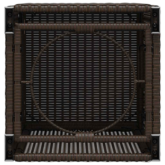 Deksel for propantank brun 40x40x60 cm polyrotting vidaXL