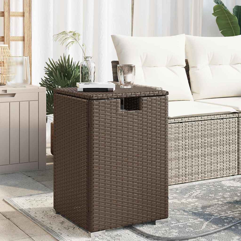 Deksel for propantank brun 40x40x60 cm polyrotting vidaXL