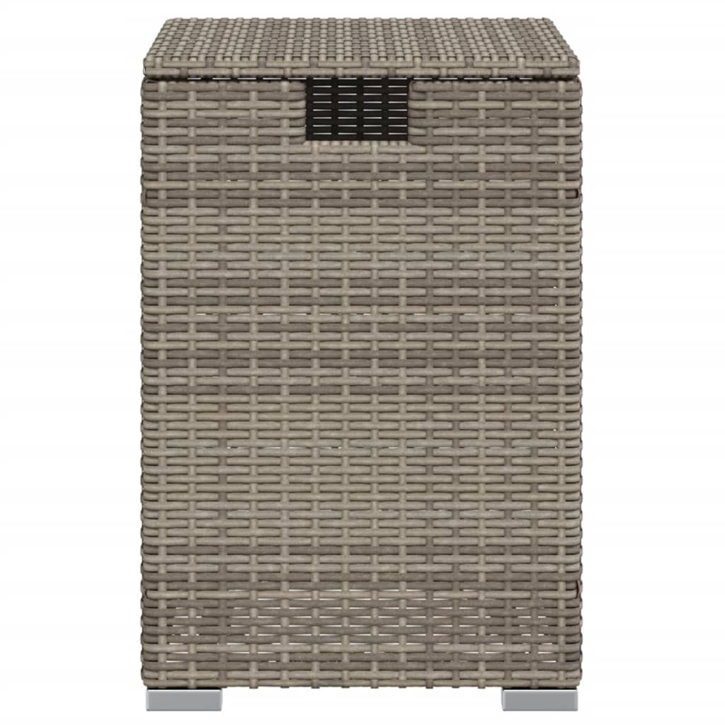 Deksel for propantank grå 40x40x60 cm polyrotting vidaXL