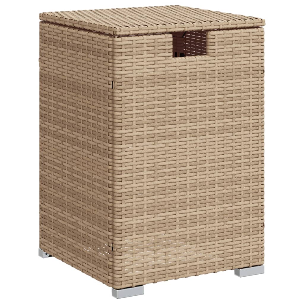 Deksel for propantank beige 40x40x60 cm polyrotting vidaXL