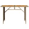 Hagespisegruppe med puter 2 deler beige polyrotting