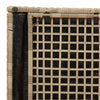 Putekasse med lagring Beige 50 x 50 x 50 cm polyrotting