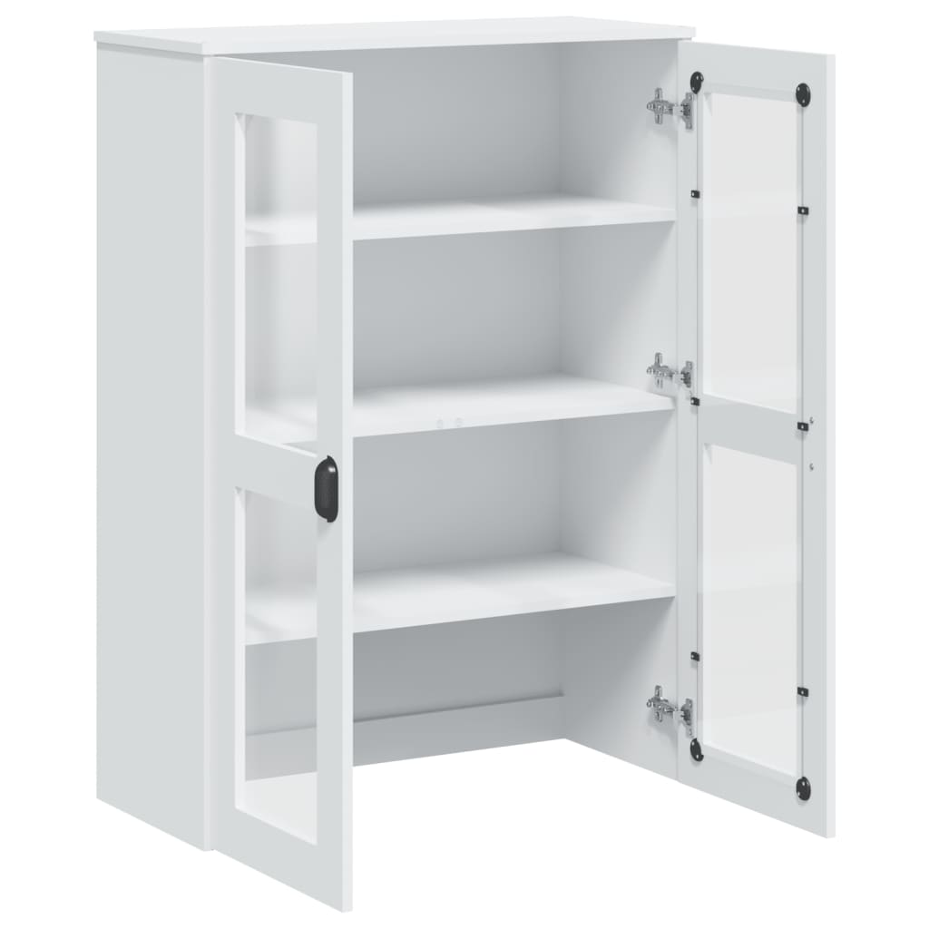 Topp for highboard VIKEN hvit konstruert tre
