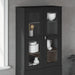 Topp for highboard VIKEN svart heltre furu