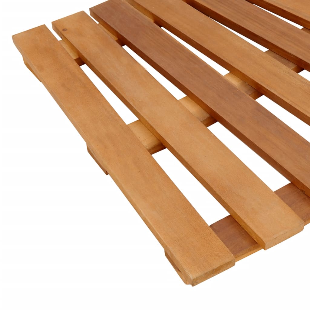 Trinn for boblebad 2 stk heltre akasie vidaXL